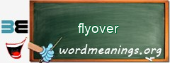 WordMeaning blackboard for flyover